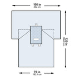 McKesson Sterile Pediatric Laparotomy Drape, 100 x 72 x 124 Inch McKesson McKesson Brand