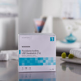McKesson Impregnated Swabstick, 10% Strength, Povidone Iodine, Individual Packet