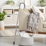 McKesson Round Handle Walking Cane, Aluminum, 29-3/4 – 38-3/4 Inch Height