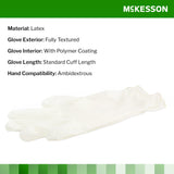 McKesson Confiderm® Latex Exam Glove, Small, Ivory
