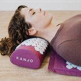 Kanjo Memory Foam Acupressure Mat Set, Purple Kanjo Acutens Inc