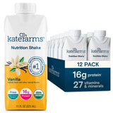 Kate Farms® Nutrition Shake, Vanilla, 11-ounce carton Kate Farms Nutrition Shake Kate Farms