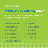Rx Destroyer™ All-Purpose PRO Series Drug Disposal System, 1 gallon Bottle Rx Destroyer™ All-Purpose PRO Series C2R Global Manufacturing