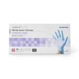 McKesson Confiderm® 6.5CX Extended Cuff Nitrile Extended Cuff Length Exam Glove, Small, Blue