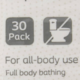 Coloplast Bedside-Care EasiCleanse Bath Wipes, Rinse-Free, Soft Pack