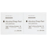 McKesson Alcohol Prep Pad, Isopropyl Alcohol, 70%, Medium