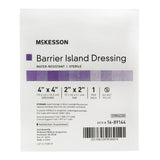 McKesson Composite Barrier Island Dressing, 4 x 4 Inch