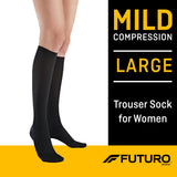 3M™ Futuro™ Energizing Trouser Socks for Women, Black, Large 3M™ Futuro™ 3M Company