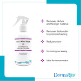 DermaRite's DermaKlenz PLUS Wound Cleanser - Spray Bottle, 8 oz. DermaKlenz™ Plus DermaRite Industries