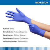 McKesson Confiderm® 3.0 Nitrile Exam Glove, Extra Large, Blue McKesson Confiderm® 3.0 McKesson Brand