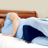 Carex Knee Pillow , Memory Foam, 10.5 x 7.75 x 8 Inch, Dark Blue Carex Apex-Carex Healthcare