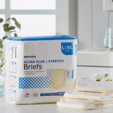 McKesson Ultra Plus Stretch Heavy Absorbency Incontinence Brief, Large / Extra Large