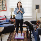 Kanjo Memory Foam Acupressure Mat Set, Purple Kanjo Acutens Inc