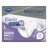 MoliCare® Premium Elastic 8 Drop Absorbency Incontinence Briefs, Large MoliCare® Premium Elastic 8D Hartmann