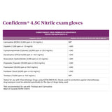 McKesson Confiderm® 4.5C Nitrile Exam Glove, Extra Small, Blue