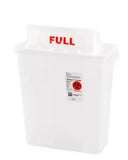 SharpStar™ In-Room™ Multi-purpose Sharps Container, 3 Gallon, 16½ x 13¾ x 6 Inch