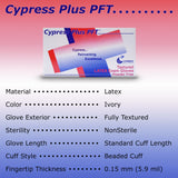 Cypress Plus® PFT Latex Exam Glove, Medium, Ivory Cypress Plus® PFT McKesson Brand