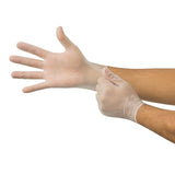 Derma Free™ Vinyl Exam Glove, Medium, Clear