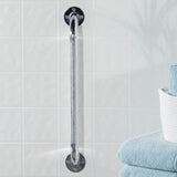 McKesson Wall Grab Bar, Chrome Finish, Knurled Steel McKesson McKesson Brand