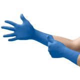 SafeGrip® Latex Extended Cuff Length Exam Glove, Large, Blue SafeGrip® Microflex Medical