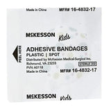 McKesson Kids™ Round Kid Design (Assorted Prints) Adhesive Spot Bandage, 1 Inch