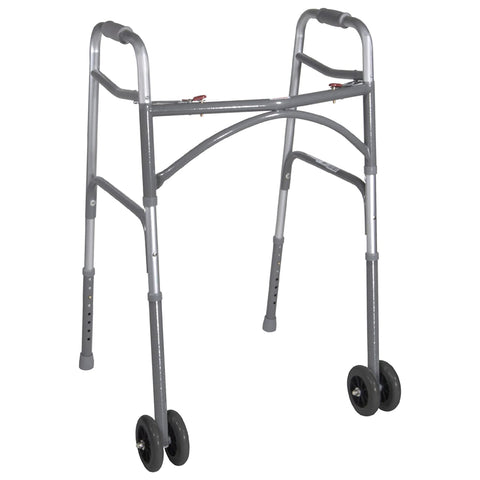 Bariatric_Dual_Release_Folding_Walker_with_Wheels