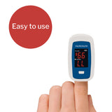 SmartHeart Fingertip Pulse Oximeter for Blood Oxygen Saturation, Economy
