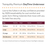 Tranquility® Premium DayTime™ Absorbent Underwear, Medium