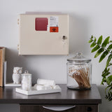 McKesson Prevent® Sharps Collector Wall Cabinet, 12¼ x 4¾ x 10 Inch