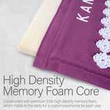 Kanjo Memory Foam Acupressure Mat Set, Purple Kanjo Acutens Inc