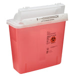 SharpStar™ In-Room™ Multi-purpose Sharps Container, 1-1/4 Gallon, 12-1/2 x 5-1/2 x 10-3/4 Inch