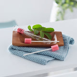 McKesson Oral Swabstick Foam Tip Dentifrice, 5 Inch, Mint, Pink