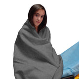 First Comfort Fleece Thermal Blanket, Gray, 40 x 80 Inch First Comfort™ Taylor Healthcare Products