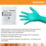 McKesson Perry® Performance Plus Polychloroprene Surgical Glove, Size 5.5, Green McKesson Perry® Performance Plus McKesson Brand