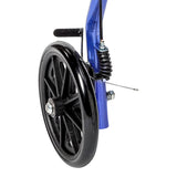 McKesson Bariatric Blue Folding Steel Four-Wheel Rollator McKesson McKesson Brand