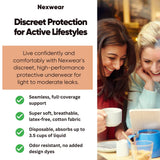 Nexwear Women's Pull-On Absorbent Underwear, Large, Tan Nexwear Valrico LLC