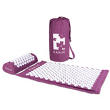 Kanjo Memory Foam Acupressure Mat Set, Purple Kanjo Acutens Inc
