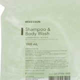 McKesson Shampoo and Body Wash Dispenser Refill Bag 1000 mL, Cucumber Melon