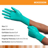 McKesson Perry® Performance Plus Polychloroprene Surgical Glove, Size 5.5, Green McKesson Perry® Performance Plus McKesson Brand