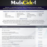 MadaCide-1® Surface Disinfectant Cleaner, 1 gal MadaCide-1® Mada Medical Products