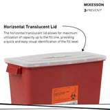 McKesson Prevent® Multi-purpose Sharps Container, 1.7 Quart, 10 x 3-1/2 x 3-1/2 Inch McKesson McKesson Brand