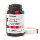 McKesson Iodoform Wound Packing Strip, ¼ Inch x 5 Yard McKesson McKesson Brand