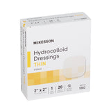 McKesson Hydrocolloid Dressing, 2 x 2 Inch
