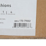 McKesson Back Support Cushion, 18W X 17D Inch, Black