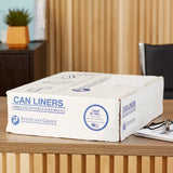 McKesson Light Duty Clear Trash Bags, 30 gal, 8 Mic