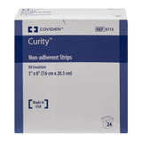 Curity™ Oil Emulsion Impregnated Dressing, 3 x 8 Inch Curity™ Cardinal