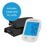 SmartHeart Blood Pressure Monitor with Automatic Inflation, L/XL Cuffs