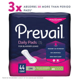 Prevail® Daily Bladder Control Pad, Very Light, Long Length