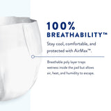 Prevail Air™ Overnight Briefs Overnight Absorbency, Size 1 Prevail Air™ Overnight First Quality