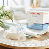 American® White Cross Sheer Adhesive Spot Bandage, 1½ x 1½ Inch